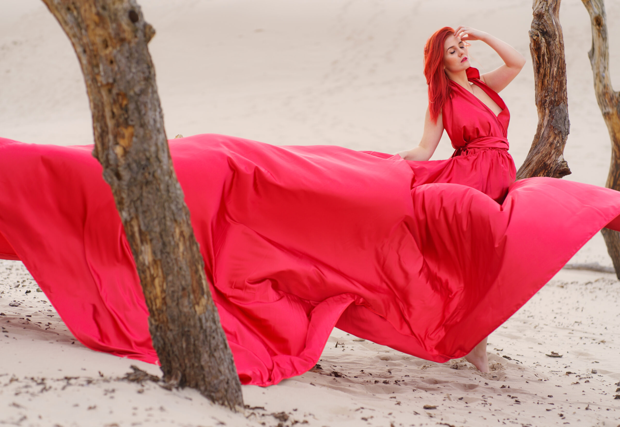 Sesja plenerowa nad morzem na plaży, WeddAtelier Fotograf Warszawa Michał Dubicki