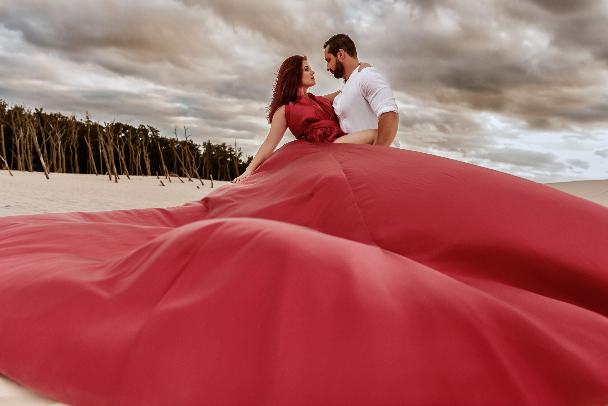 Sesja Narzeczeńska nad morzem, WeddAtelier Fotograf Warszawa Michał Dubicki